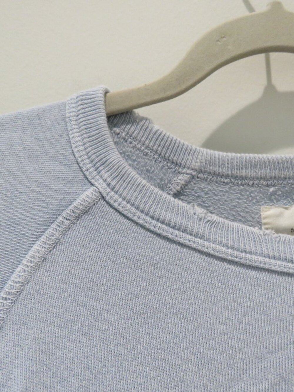 THE GREAT. The College Sweatshirt With Swan Graphic in Pale Blue Size 2 / Medium - Picture 9 of 15